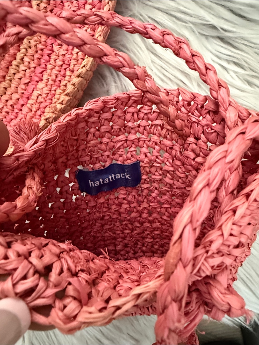 San Diego Hat Company Pink Rattan Braided Sun Hat - Picture 10 of 16